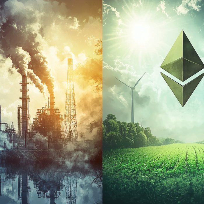 The Environmental Impact of the Ether Blockchain and the Transition to Proof of Stake